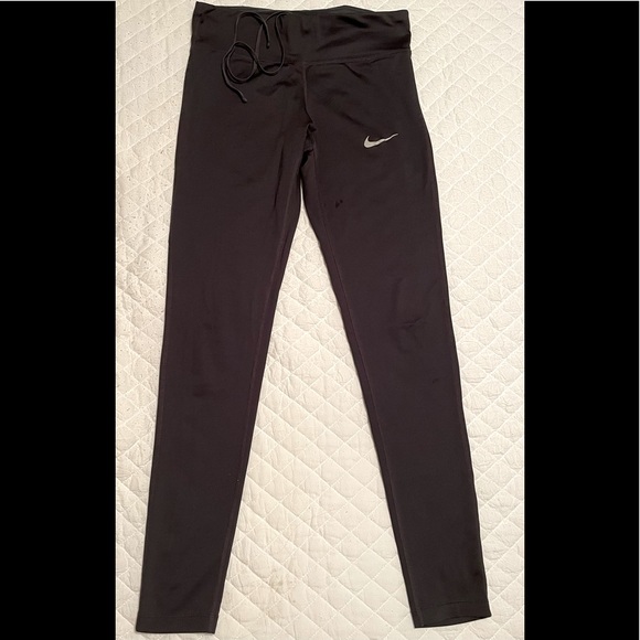 Nike Full Length Drawstring Leggings - Picture 1 of 4